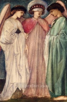 最初の結婚 ラファエル前派サー・エドワード・バーン・ジョーンズ Oil Paintings